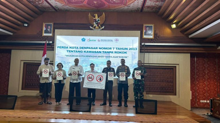Gebyar Penandaan KTR, Denpasar Perkuat Implementasi Perda Kawasan Tanpa Rokok