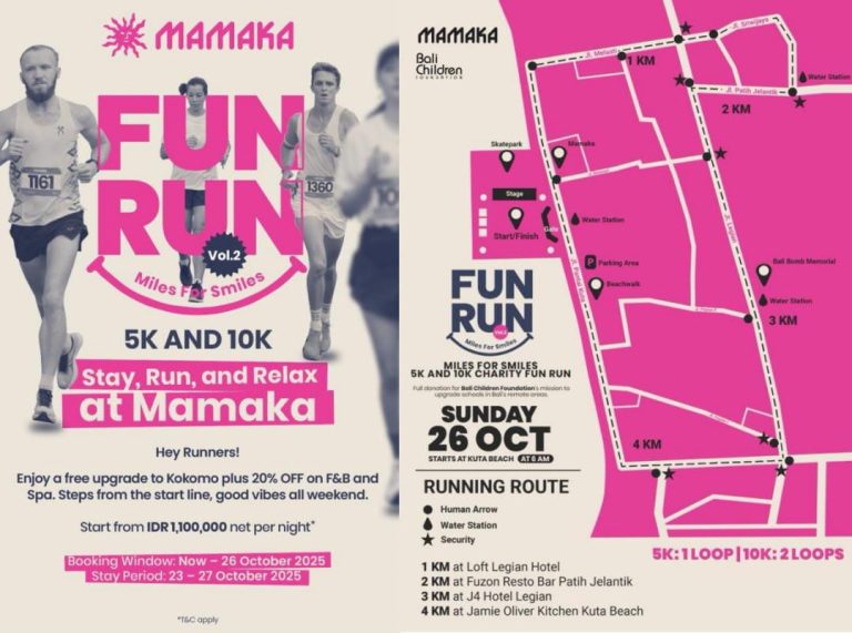 Mamaka by Ovolo Gandeng Bali Children Foundation Gelar Fun Run, Dukung Pendidikan Anak-anak Bali