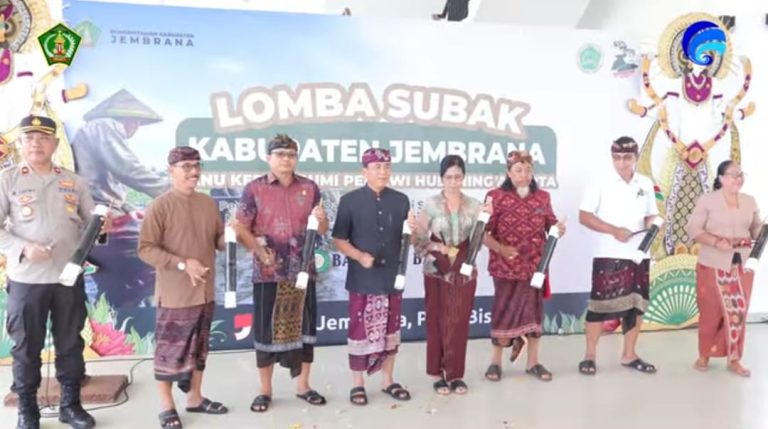 Subak Jagaraga, Mendoyo, Raih Juara I Lomba Subak Kabupaten Jembrana 2025