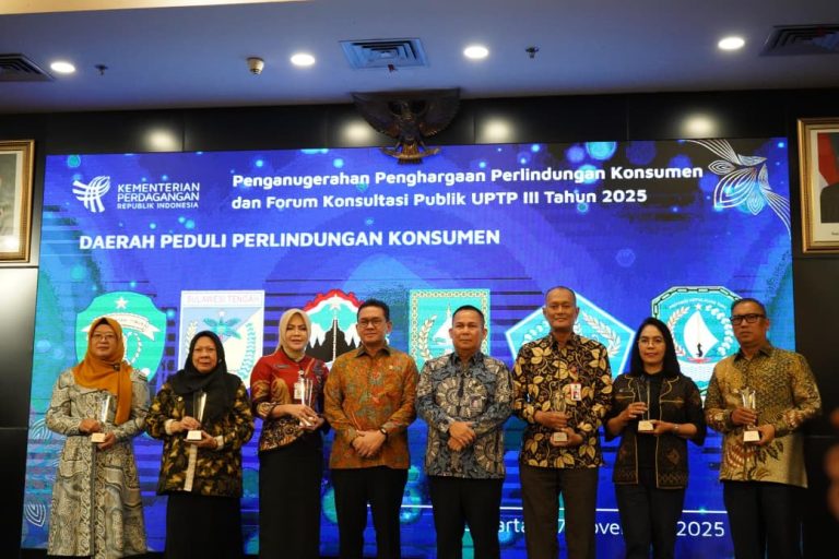 Pemprov Bali Raih Penghargaan “Daerah Peduli Perlindungan Konsumen 2025” dari Kementerian Perdagangan Republik Indonesia