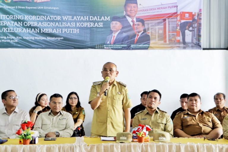 Monitoring Percepatan Operasional KDKMP di Nagori Karang Anyar Kabupaten Simalungun