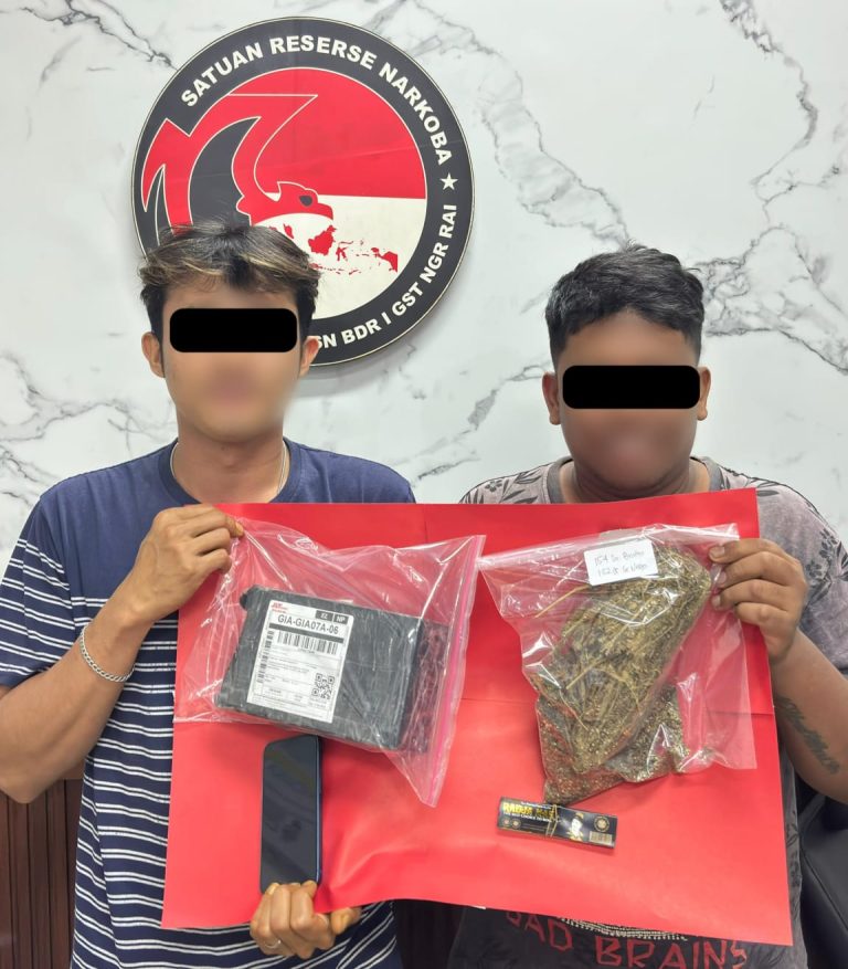 Polisi Ungkap Peredaran Ganja 152 Gram di Bandara Ngurah Rai, Dua Pria Gianyar Diamankan
