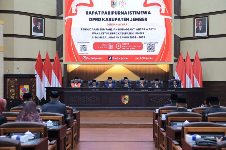 Muhammad Fawait Terima Rekomendasi DPRD atas LKPJ 2025, Komitmen Genjot Ekonomi Jember 2026