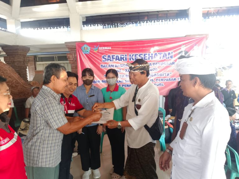 Pemkot Denpasar Gelar Safari Kesehatan di Banjar Buaji, Desa Penatih Dangin Puri