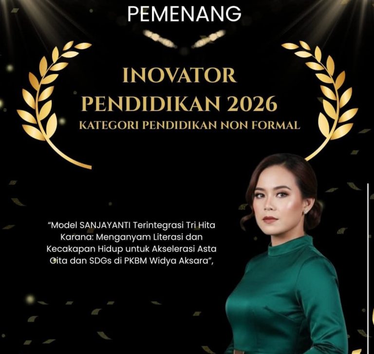 Pendidik Asal Buleleng, Raih Penghargaan Inovator Pendidikan Nasional 2026