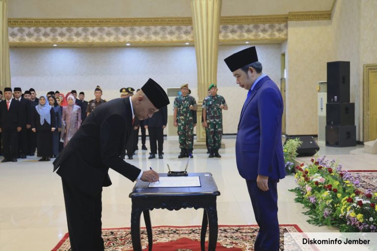 Pelantikan Pj Sekda Baru, Pemkab Jember Percepat Pembangunan dan Pelayanan Publik