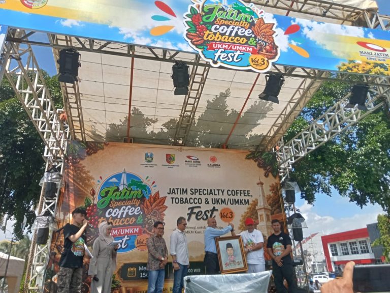 Jatim Specialty Coffe,Tobacco ,dan UMKM Festival Volume Ke 3 Resmi Dibuka Di Kabupaten Jember