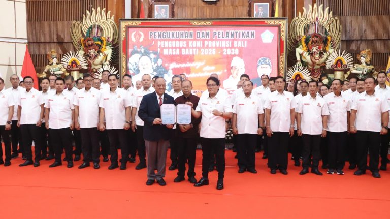 Giri Prasta Dilantik Ketua KONI Pusat, Pimpin KONI Bali Periode 2026-2030
