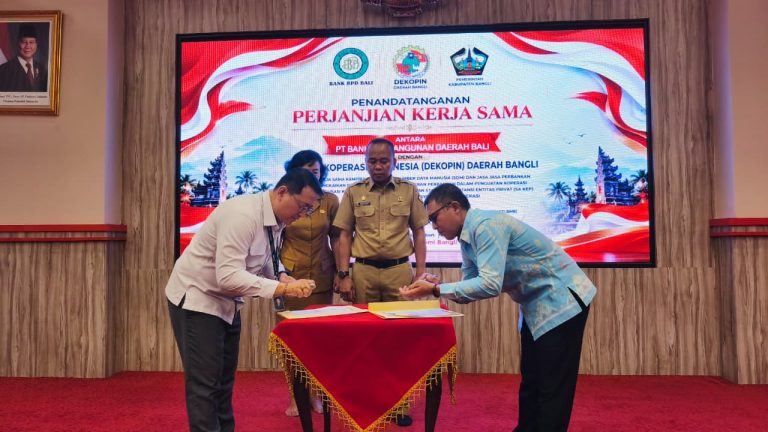 Perkuat Koperasi Lewat Digitalisasi dan SA KEP, BPD Bali dan Dekopinda Jalin Kerja Sama Strategis