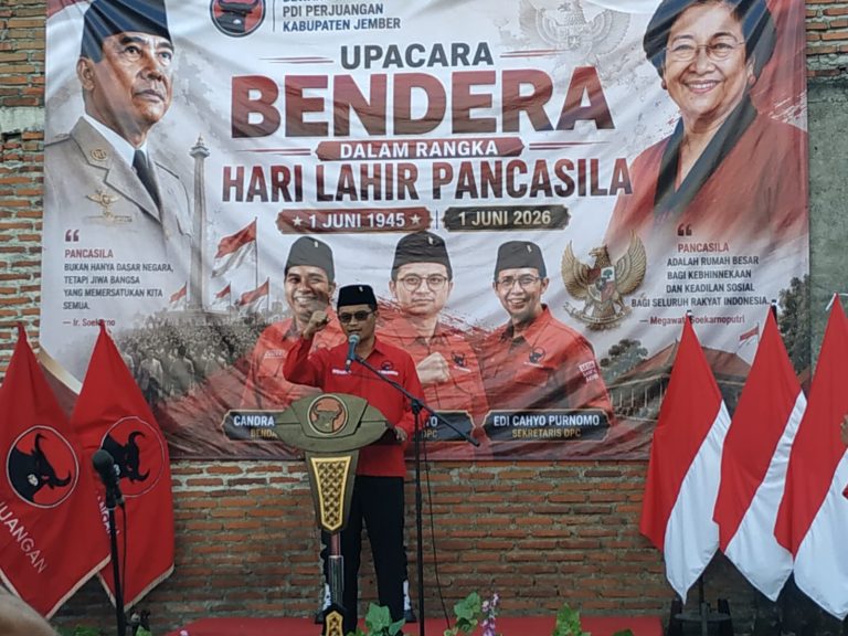 Peringati Hari Lahir Pancasila, PDI Perjuangan Jember Wujudkan Semangat Gotong Royong Bersama Warga