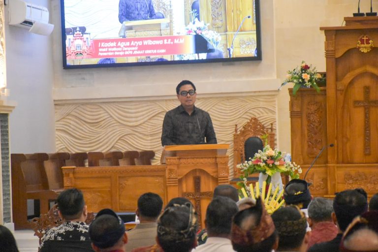 Wawali Arya Wibawa Hadiri Peresmian Gedung Gereja GKPB Jemaat Kristus Kasih Denpasar