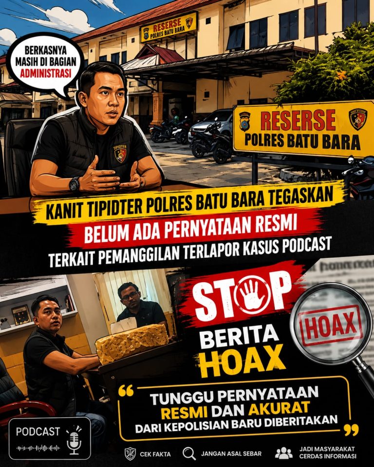 Kanit Tipidter Polres Batu Bara Tegaskan Belum Ada Pernyataan Resmi Terkait Pemanggilan Terlapor