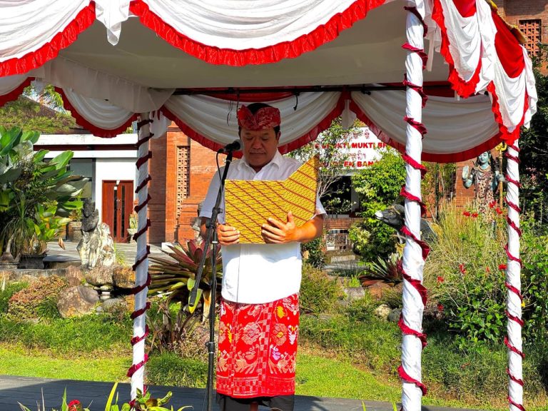 Bupati Bangli Pimpin Apel HARGANAS ke-33, Bacakan Amanat Menteri Kependudukan dan Pembangunan Keluarga