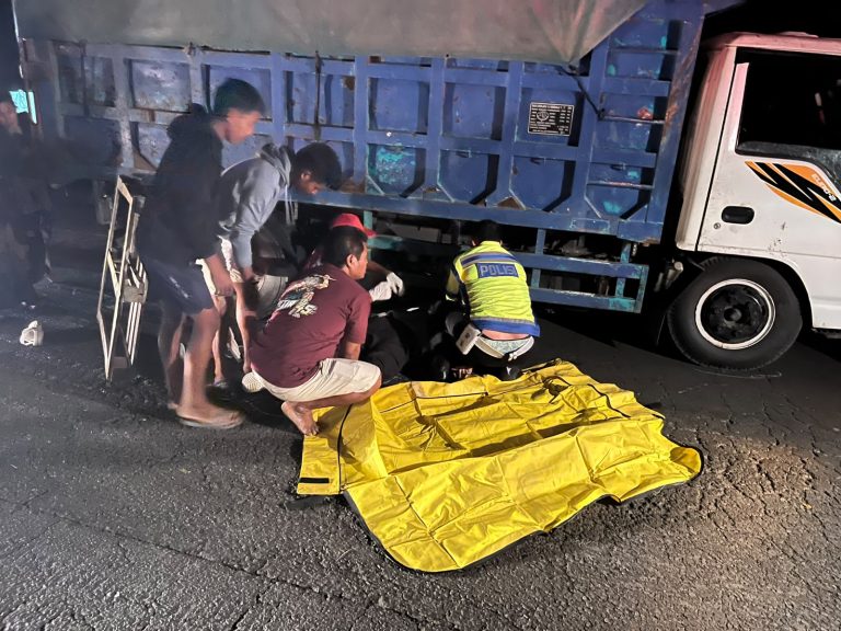 Deni Susanto Meregang Nyawa Dilindas Truck, Usai Nyalip Motor Didepannya