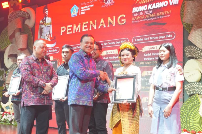 Mewakili Gubernur Koster, Sekda Bali Tutup Bulan Bung Karno VIII Tahun 2026, Luncurkan Tema 2027 “Kirtya Wana Kerthi”