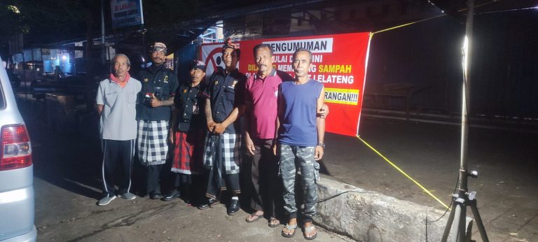 Tangani Sampah, Desa Adat Lelateng Terjunkan Pecalang