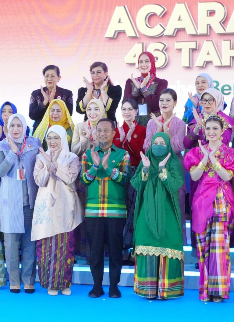 Dekranas Perkuat Sinergi Daerah, Ny. Putri Koster Hadiri Syukuran HUT ke-46 di Makassar