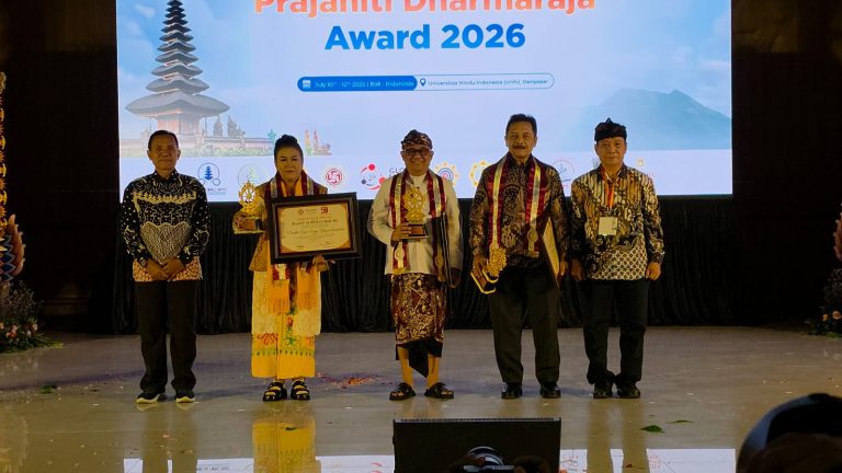 Ari Dwipayana Terima Prajaniti Dharmaraja Award 2026: Dharma Agama dan Dharma Negara Harus Saling Menopang