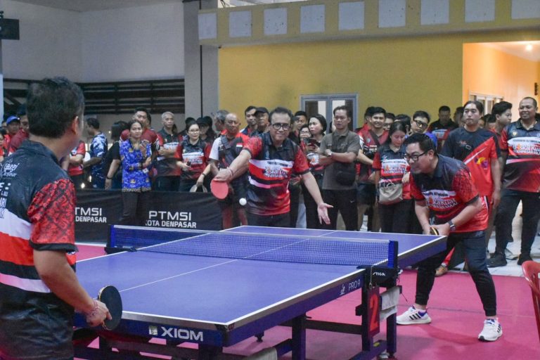 Wali Kota Jaya Negara Buka Turnamen Tenis Meja Hari Pajak 2026,  Wujud Sinergi dan Kolaborasi, Tekankan Pajak Rakyat untuk Kesejahteraan Rakyat
