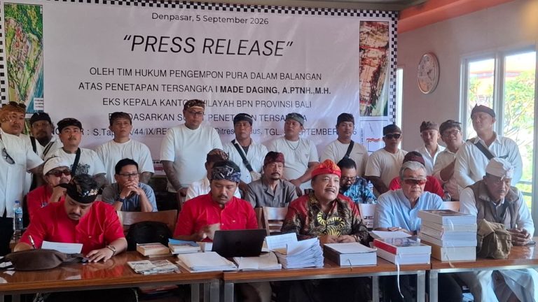 Kasus Tanah Pura Dalam Balangan Bergulir, Mantan Pejabat BPN Bali I Made Daging Ditetapkan Tersangka