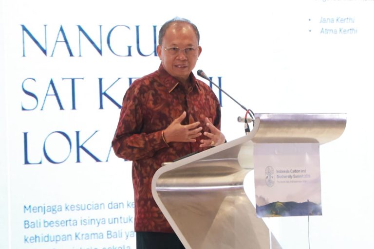 Gubernur Koster: Bali Bangun Aksi Iklim Berbasis Kearifan Lokal dan Membuka Peluang Ekonomi Hijau