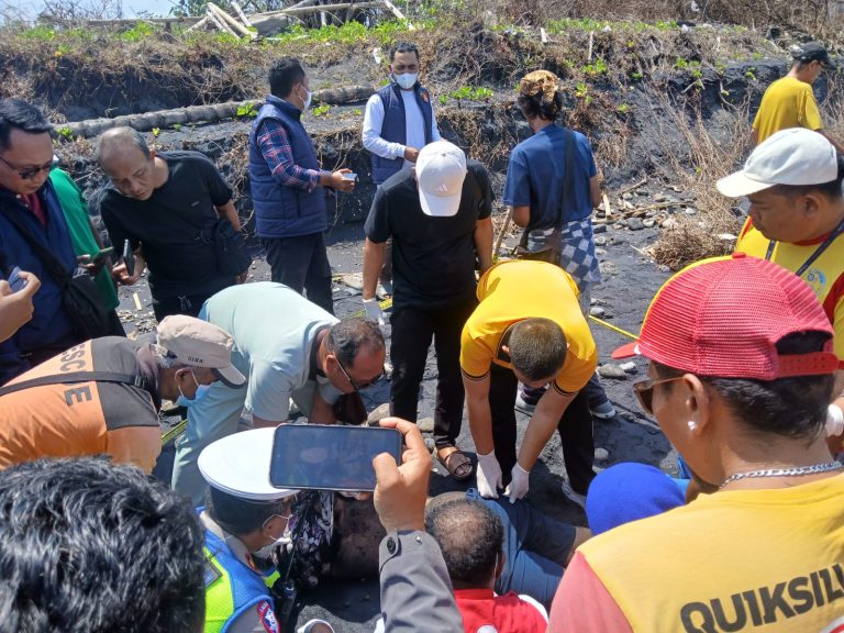 Sempat Terlihat Motor Honda Vario, Warga Sukawati Ditemukan Meninggal di Pantai Purnama