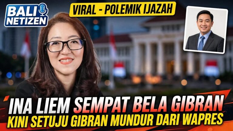 PLOT TWIST! Sempat Bela Gibran di MK, Ina Liem Kini Setuju Gibran Mundur dari Wapres!