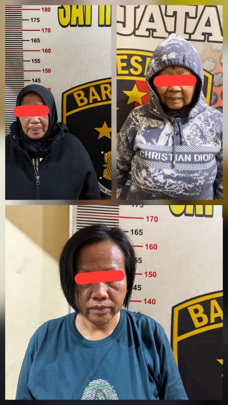 Satreskrim Polres Batu Bara Amankan Tiga Perempuan Diduga Terlibat Pencurian Emas