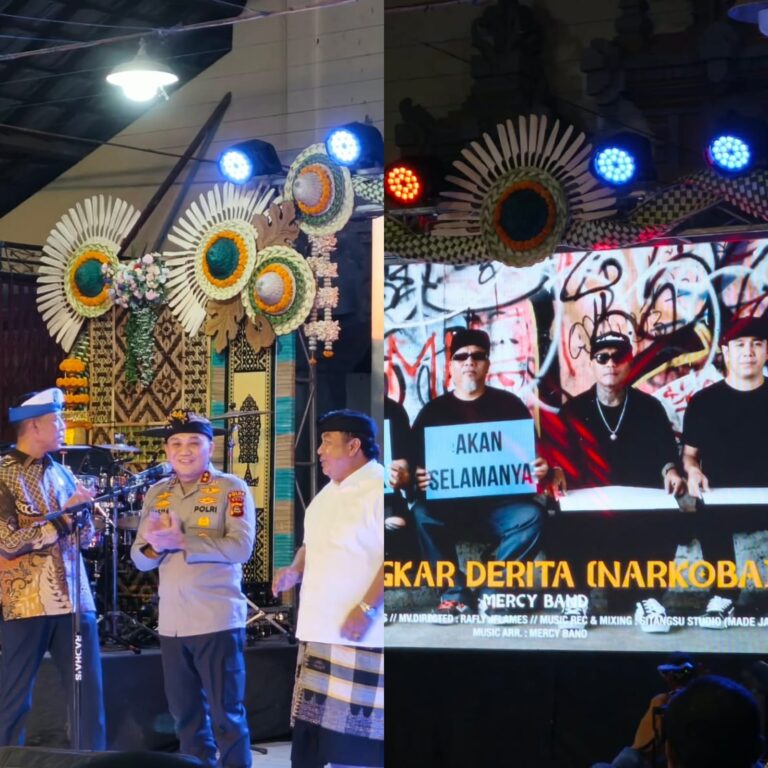 Luncurkan Tiga Lagu Antinarkoba di Gianyar, Parta Ingatkan Bahaya Peredaran Narkoba