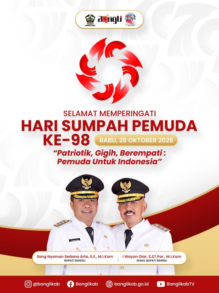 Selamat Memperingati Hari Sumpah Pemuda ke-98. Patriotik, Gigih, Berempati, Pemuda Untuk Indonesia
